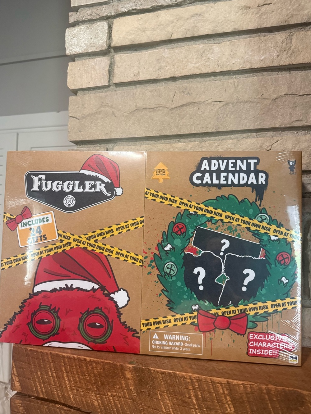 Fuggler Kids Advent Calendar - Red & Green Holiday Surprise